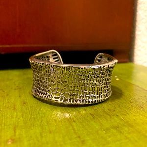 Silpada 925 Sterling silver bracelet cuff (retired)